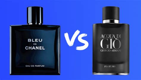 is someone owned bleu de chanel and acqua di gio profumo, tell 